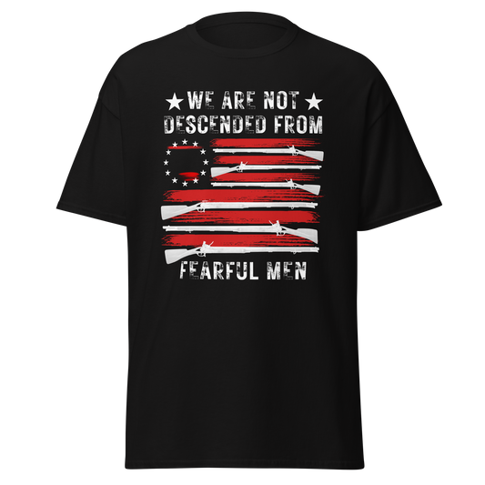 We Are Not Descended From Fearful Men - U.S.A (t-shirt)
