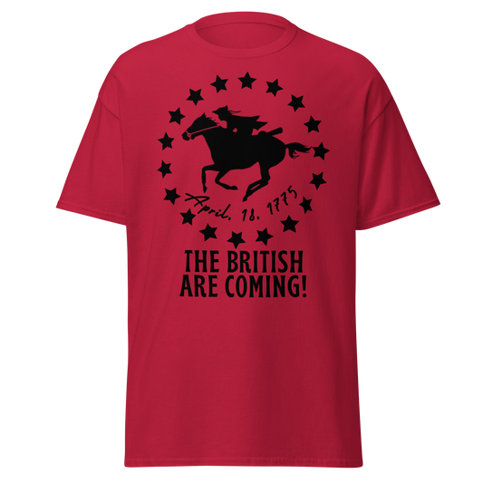 The British Are Coming! - Paul Revere (t-shirt)