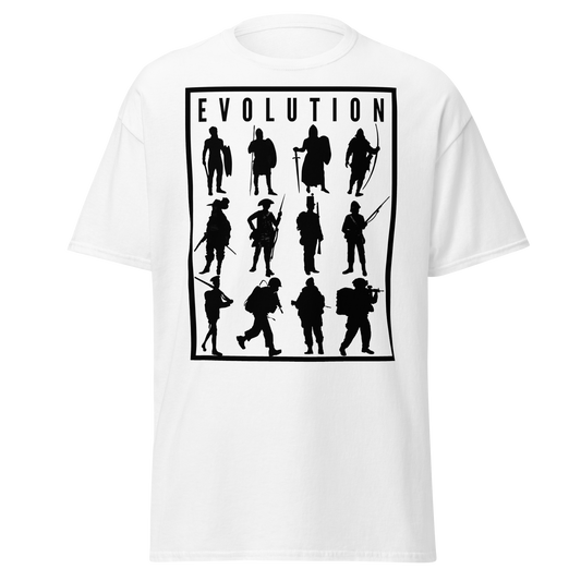 Evolution of The English Soldier (t-shirt)