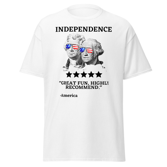 America's 5 Star Review For Independence (t-shirt)