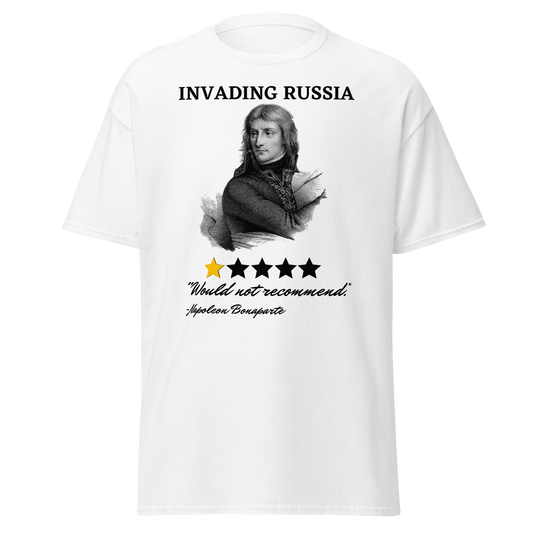 Napoleon's One Star Review - Invading Russia (t-shirt)