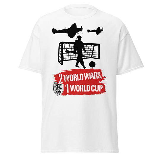 2 World Wars, 1 World Cup - England (t-shirt)