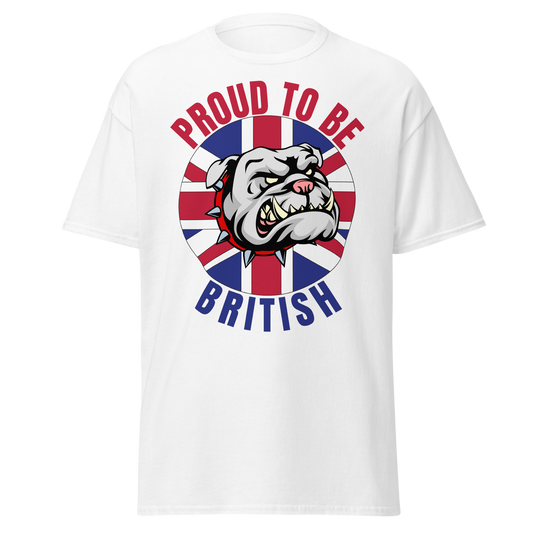Proud To Be British - British Bulldog (t-shirt)