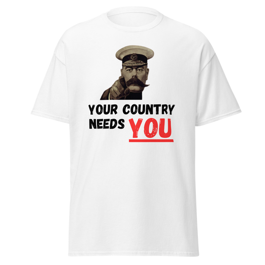 Your Country Needs You - British WW1 Poster (t-shirt)