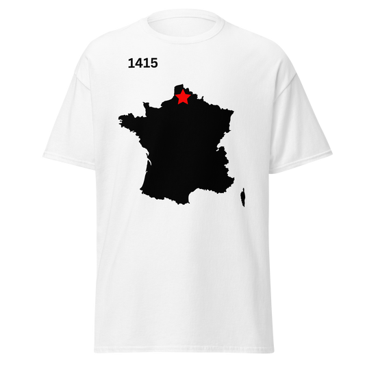 Agincourt - 1415 Battlefield Location (t-shirt)