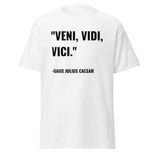 Veni, Vidi, Vici - Julius Caesar (t-shirt)